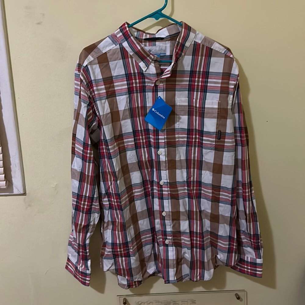 Colombia Flannel button up long sleeve shirt